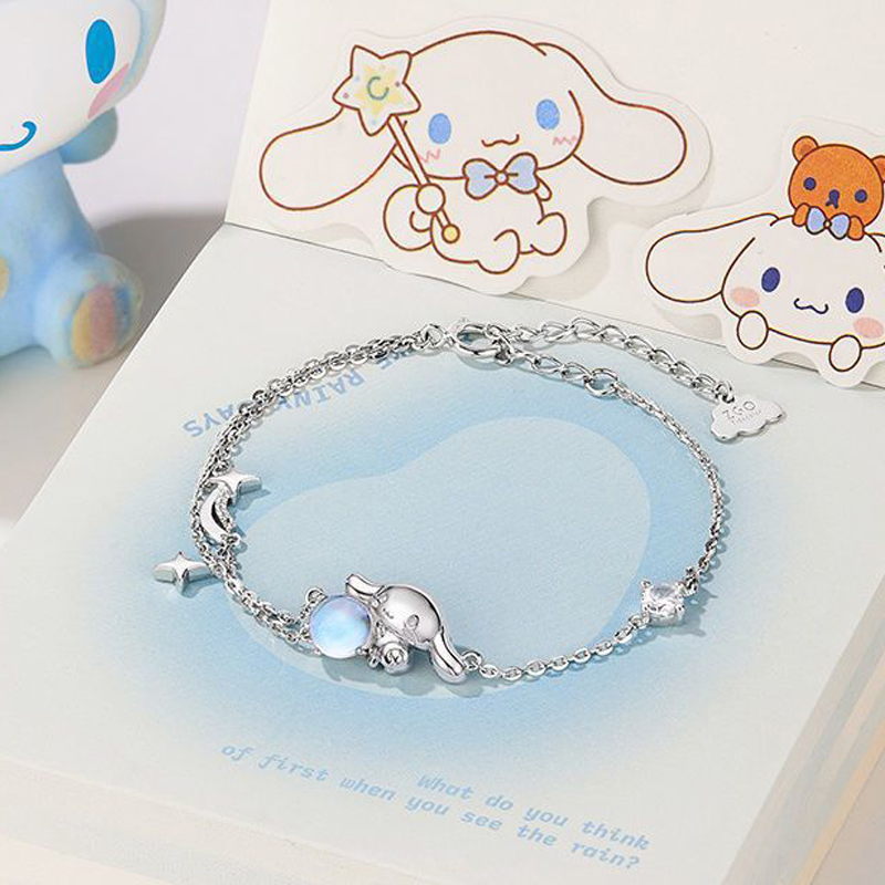 Event Supplies - Anime Cinnamoroll Ins Fashion Silver Bracelet