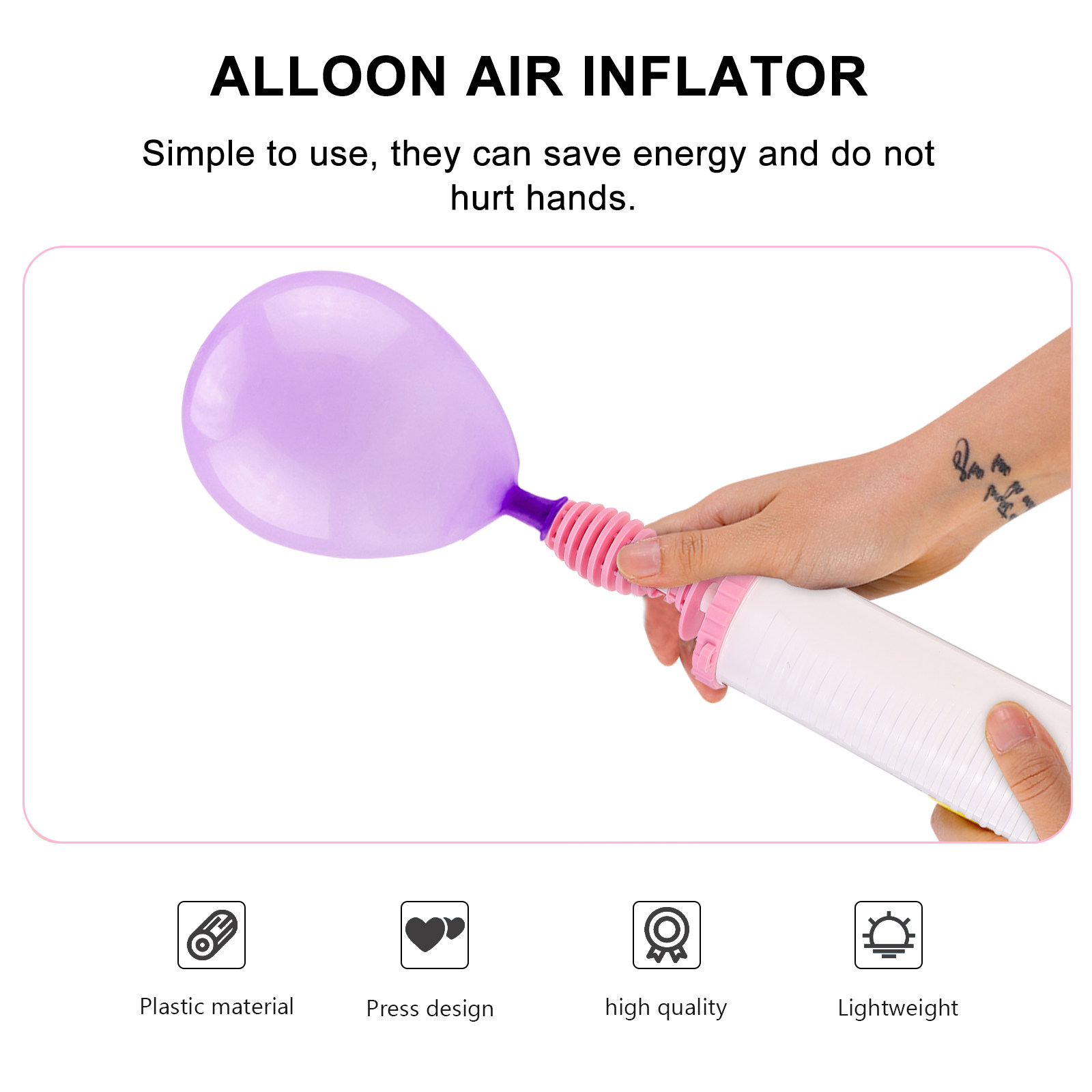 1Pcs Party Balloon Pump Hand H - Balloon Pump Hand reseña y precio
