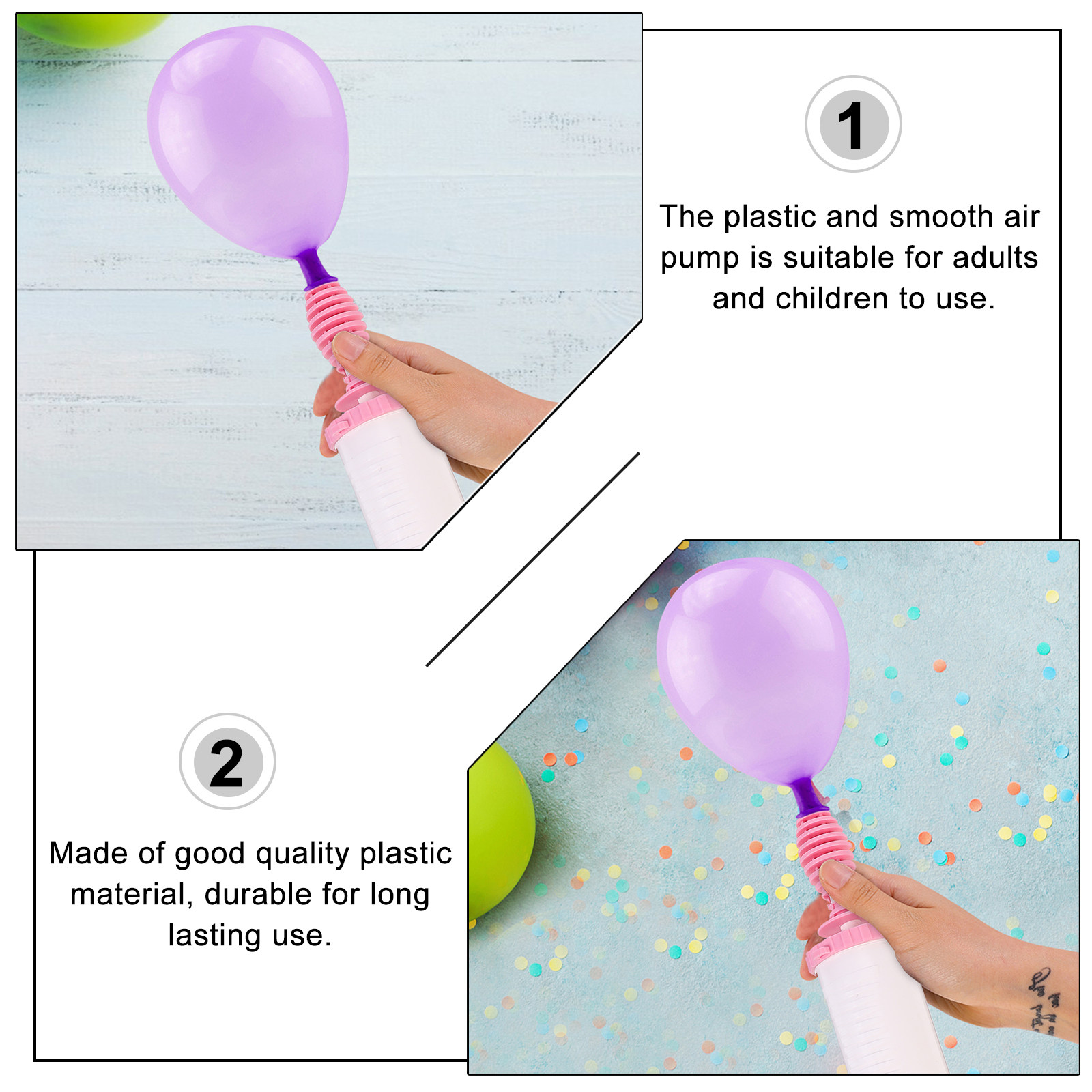 1Pcs Party Balloon Pump Hand H - Balloon Pump Hand reseña y precio