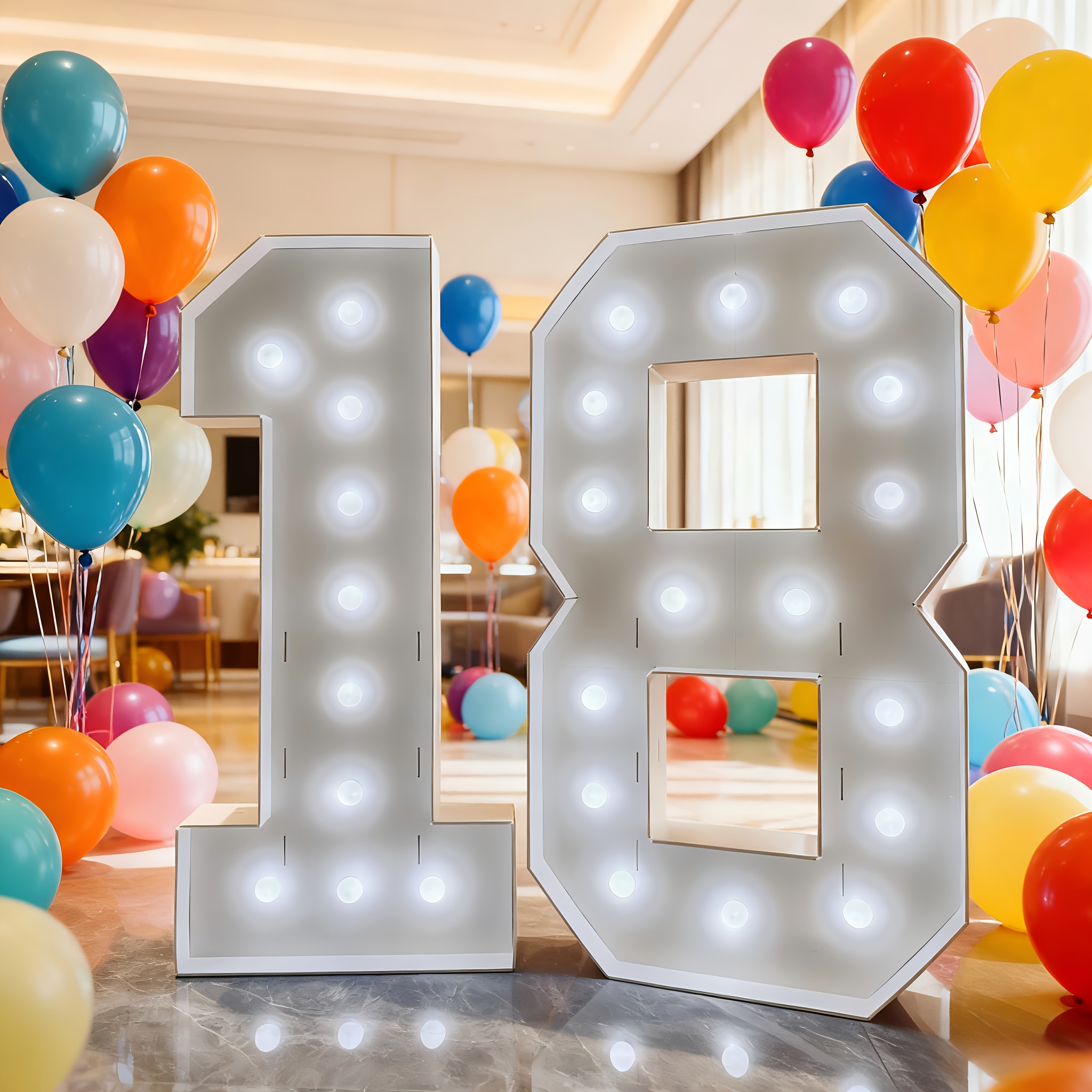 4-Foot Self-Illuminating LED N - Event & Party Supply reseña y precio