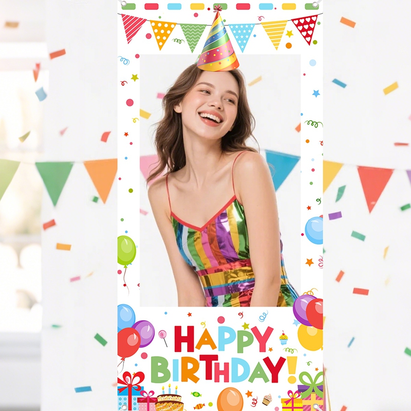 Birthday Party Photo Booth Fra - Photo Booth Frame reseña y precio