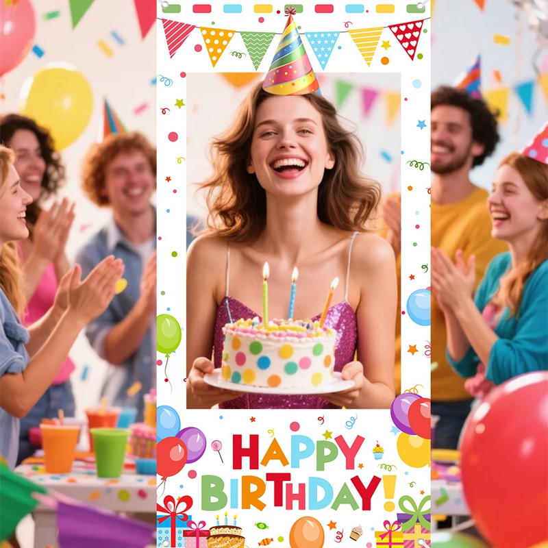 Birthday Party Photo Booth Fra - Photo Booth Frame reseña y precio