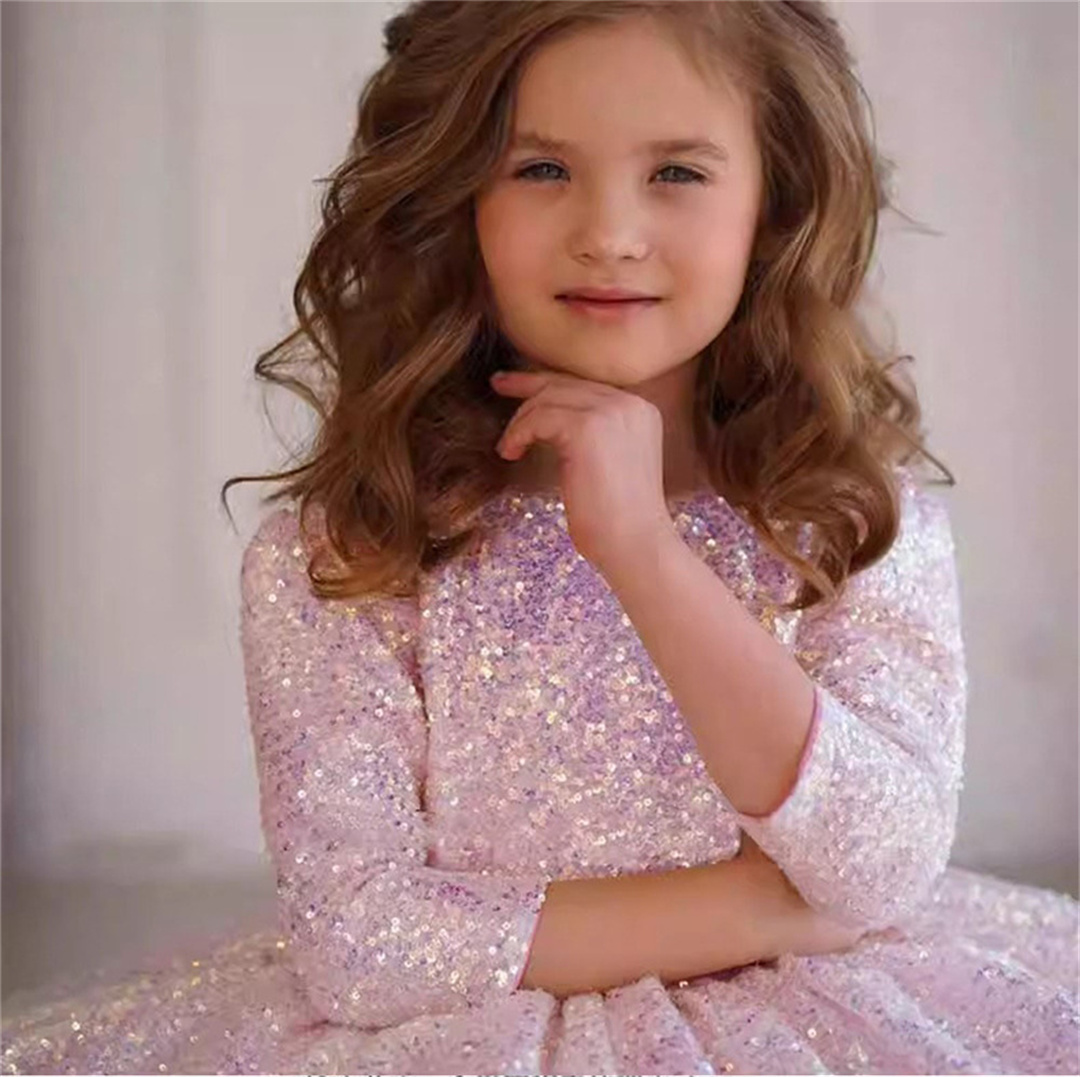 Glitter Pink Girl Dress Knee L - Birthday Sash Glitter reseña y precio