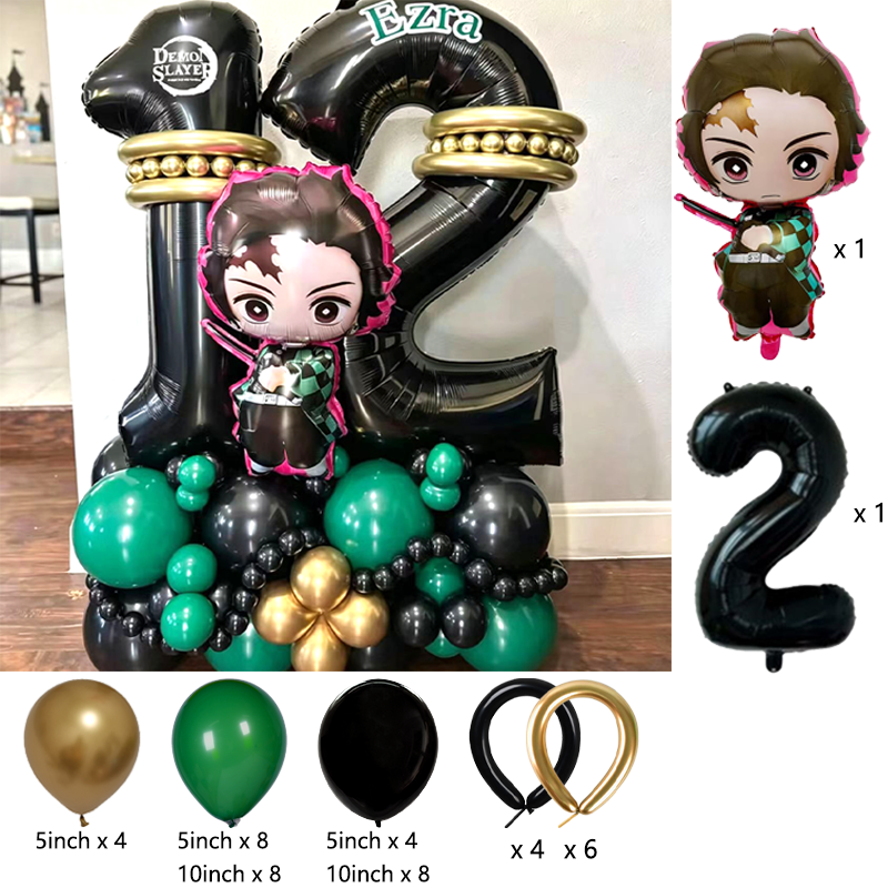 Premium Demon Slayer Theme Bal - Balloon Arch Kit reseña y precio