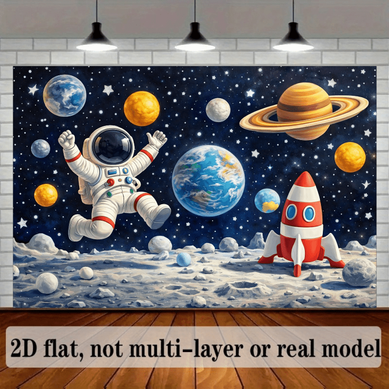 Rocket launches 2D flat wall f - Event Launch Party reseña y precio
