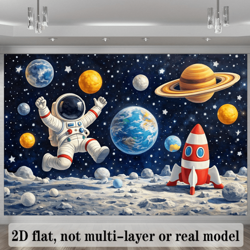 Rocket launches 2D flat wall f - Event Launch Party reseña y precio