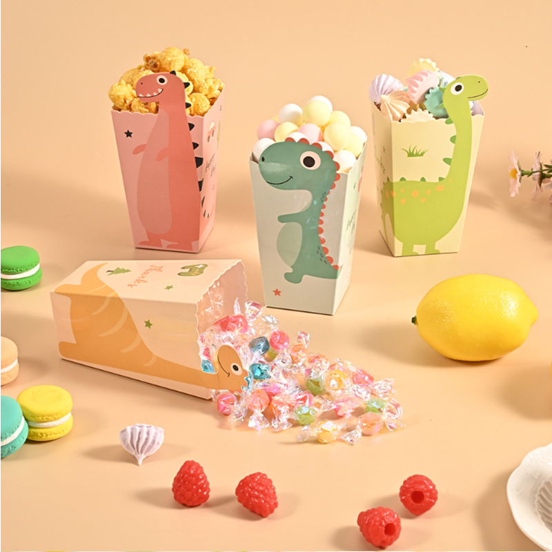 4Pcs Cartoon Dinosaur Boxes Di - Event Party Box reseña y precio