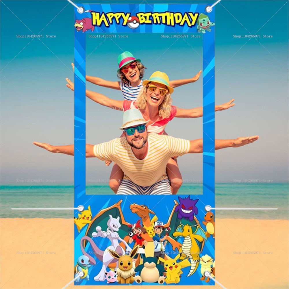 Pokemon Pikachu Photo Booth Fr - Photo Booth Frame reseña y precio