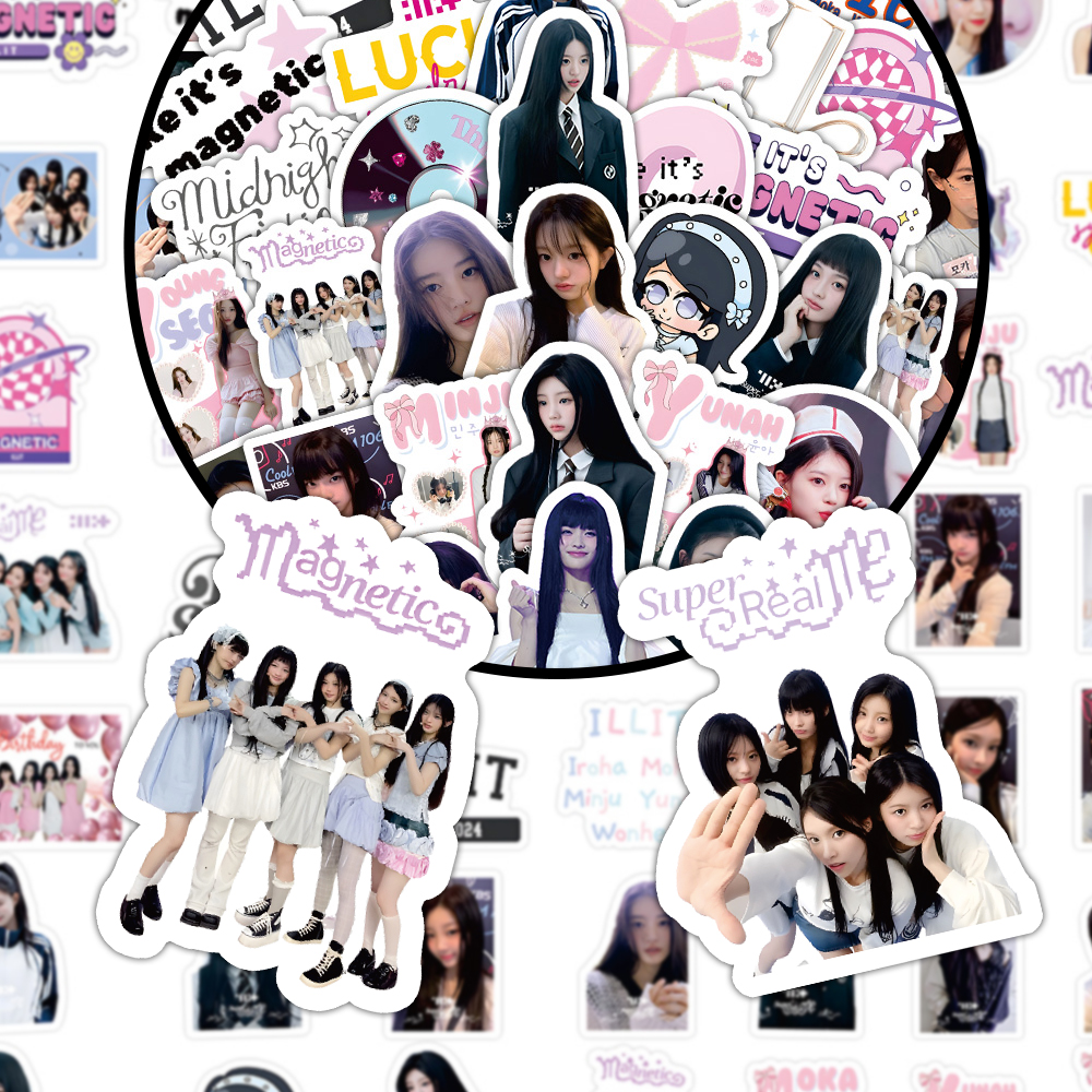 Ilt, Ill, Gllit, Illit Sticker - Event Supplies reseña y precio