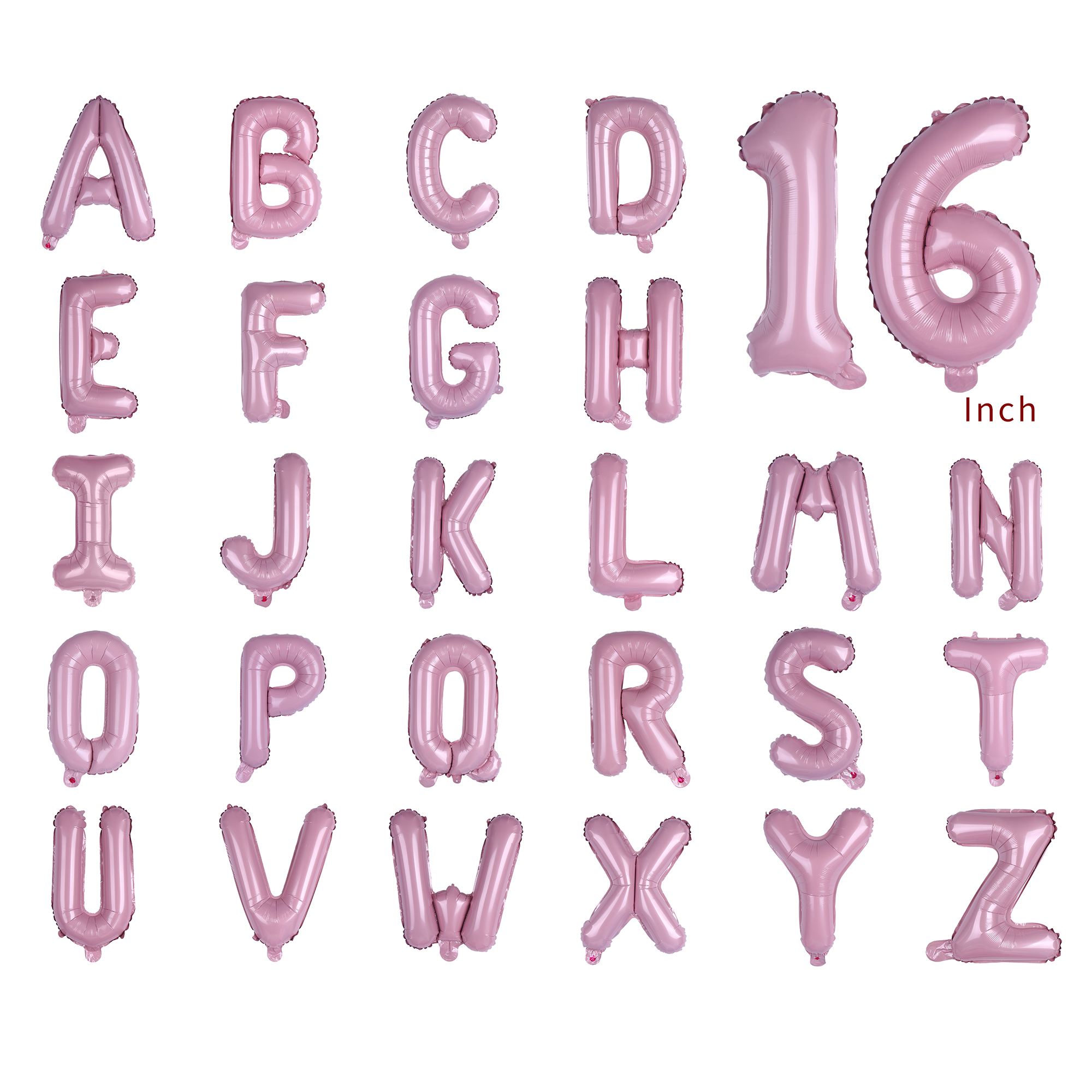 16 Inch Pink Alphabet number L - Party Event Supplier reseña y precio