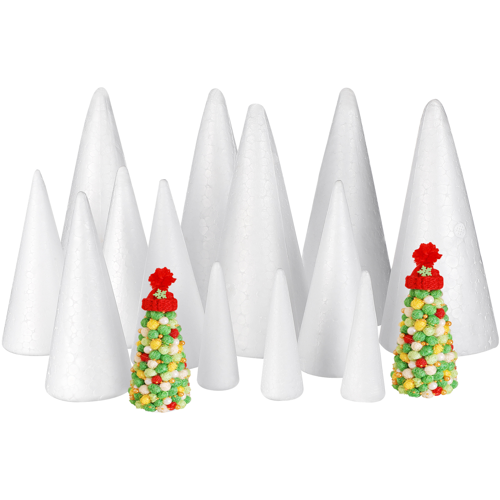 15Pcs Solid Foam Diy Cone Chil - Cotton Candy Cone reseña y precio