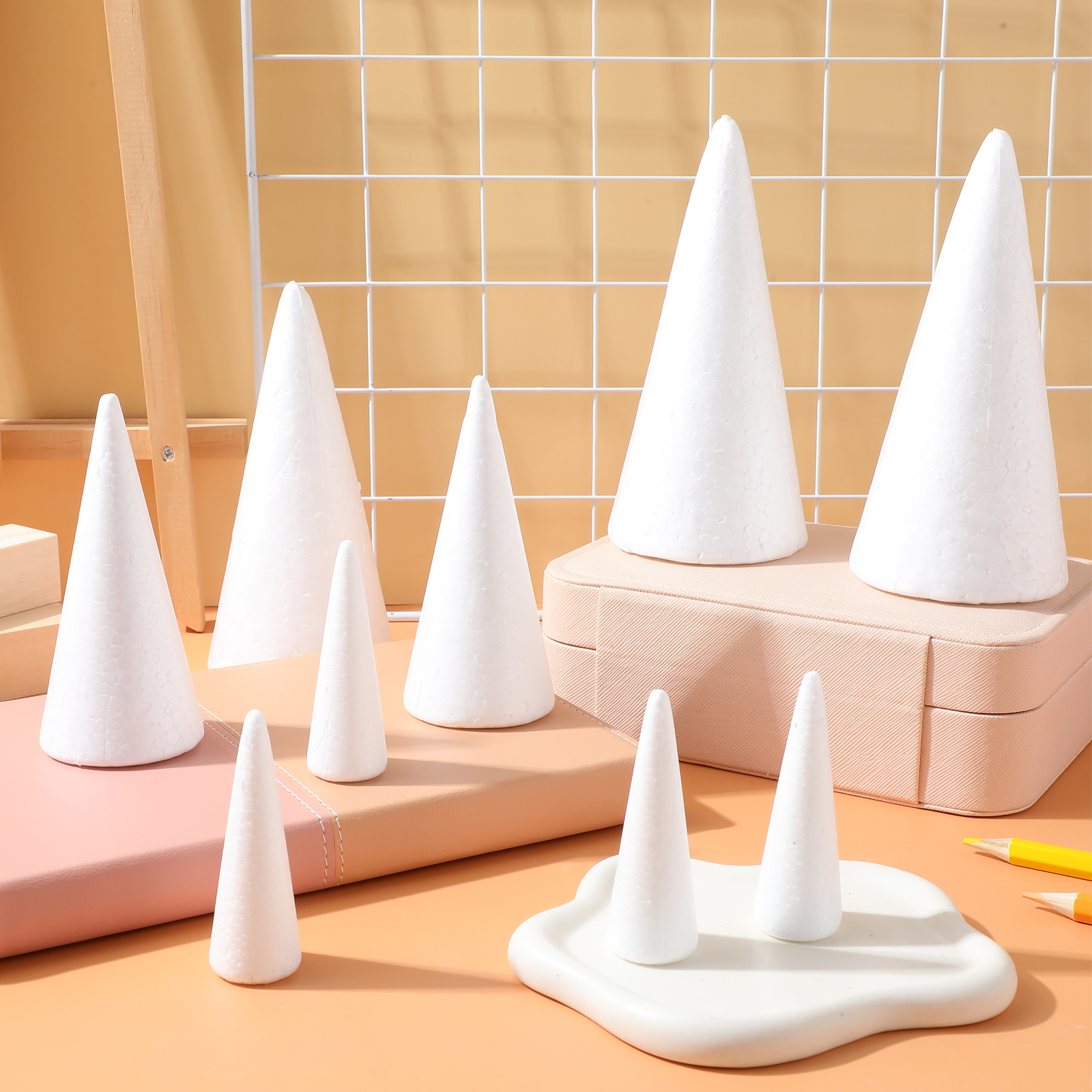 15Pcs Solid Foam Diy Cone Chil - Cotton Candy Cone reseña y precio