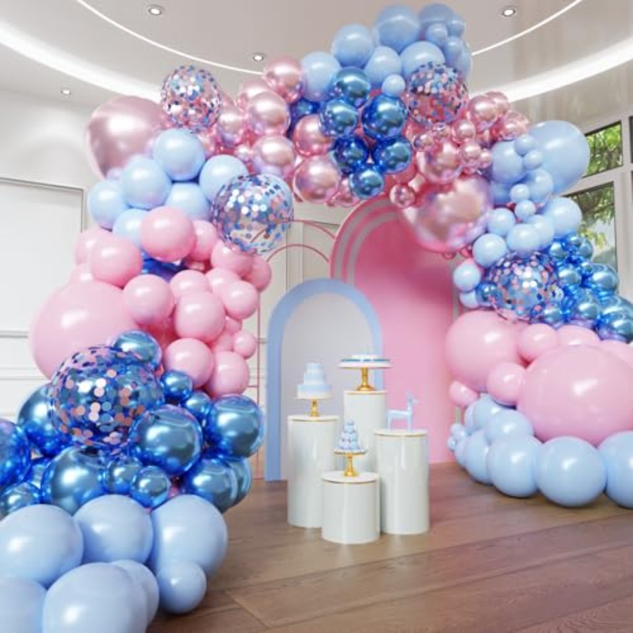 Pink and Blue Balloon Arch Kit - Balloon Arch Kit reseña y precio
