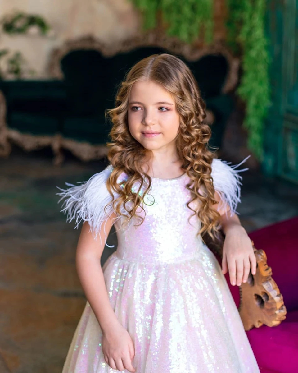 Customized Glitter Flower Girl - Birthday Sash Glitter reseña y precio