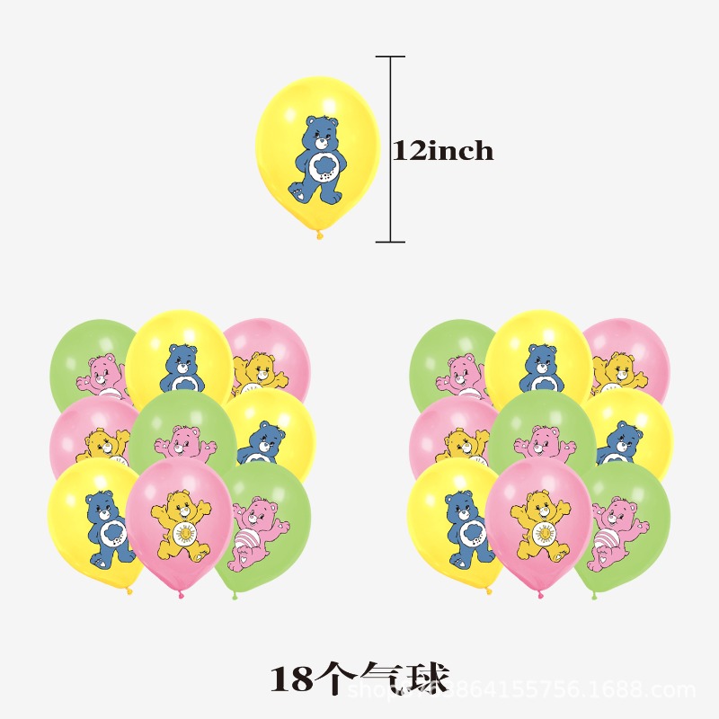 New Cute Cartoon Care Bears Th - Event Supplies reseña y precio