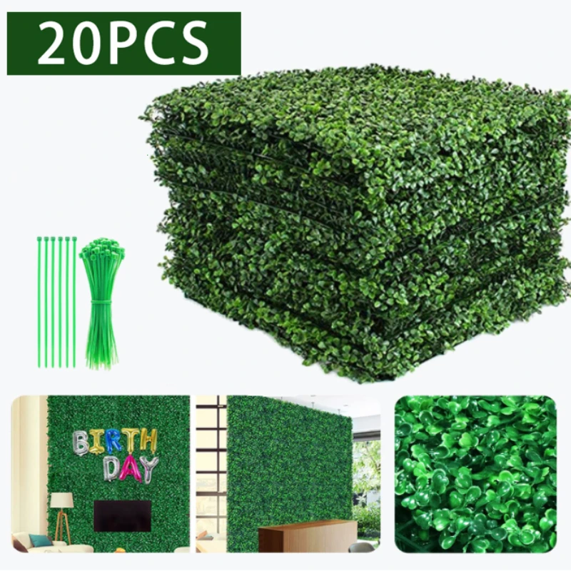 Artificial Plants Grass Wall B - Flower Wall Panel reseña y precio