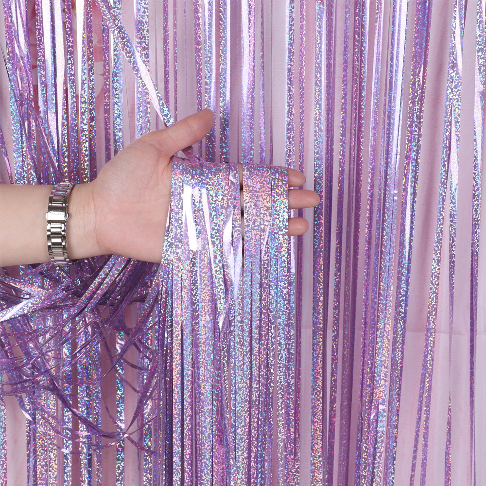 Laser rain curtain decoration  - Party Event Supply Store reseña y precio
