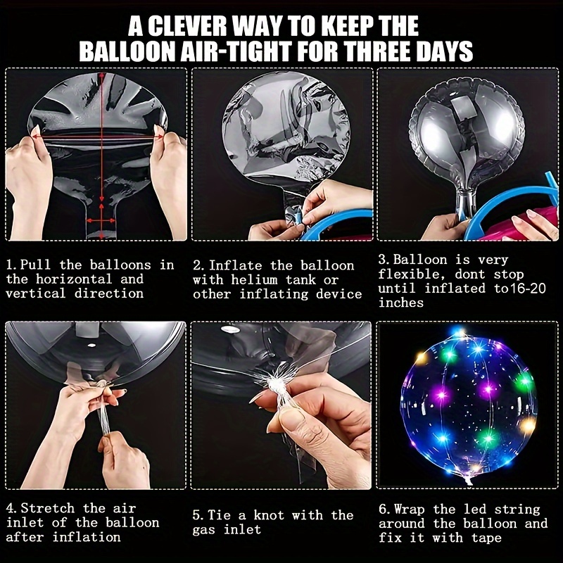 20pcs Wedding Bobo Balloons wi - Led Balloon Light reseña y precio