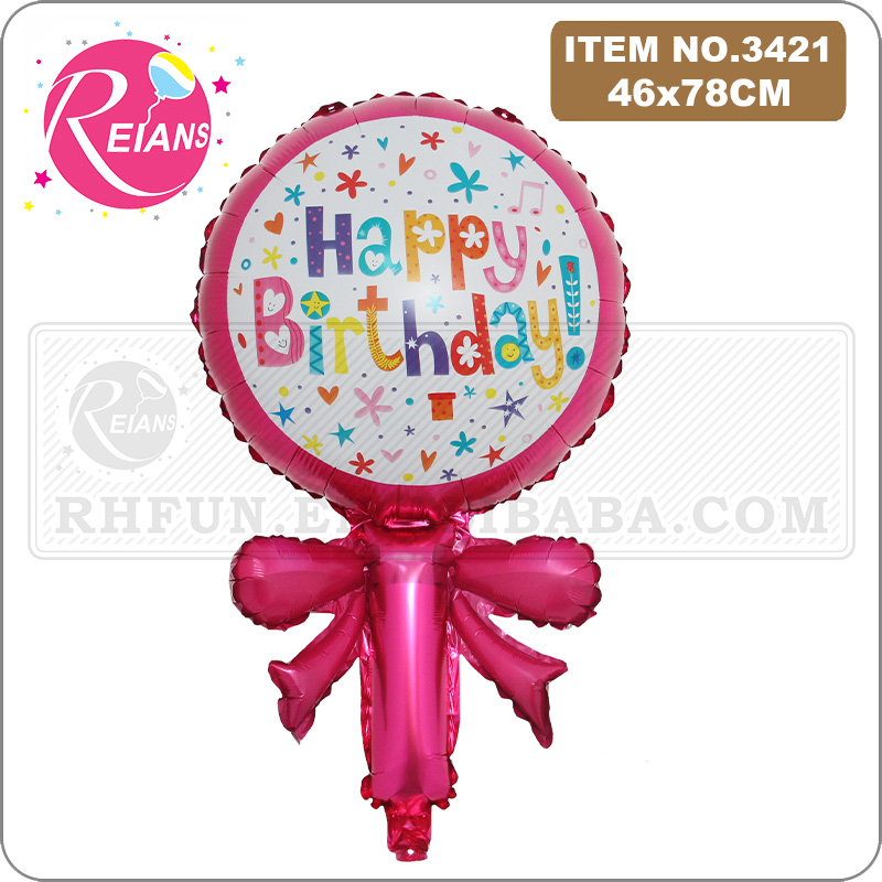 Happy Birthday Bowknot Lollipo - Party Event Supplier reseña y precio