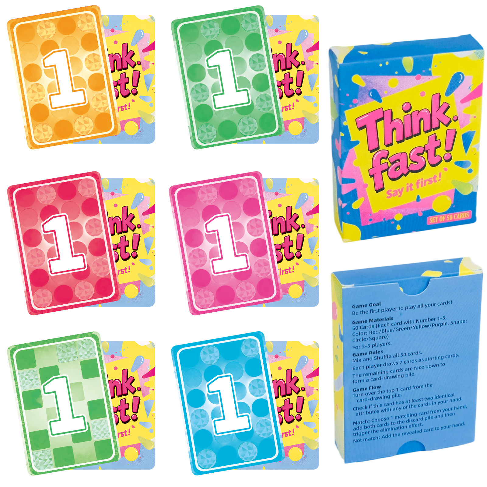 1 Box Quick Thinking Number Pu - Event Party Box reseña y precio