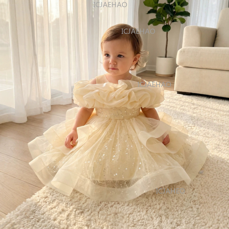 2026 Children Girls Tulle Bead - Glitter Tablecloth reseña y precio