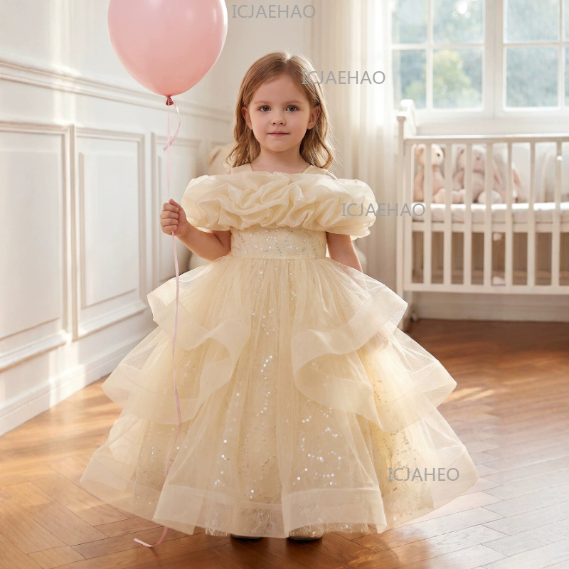 2026 Children Girls Tulle Bead - Glitter Tablecloth reseña y precio
