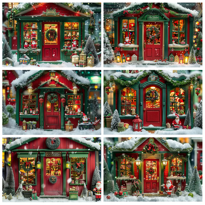Christmas Store Photography Ba - Party Event Supply Store reseña y precio
