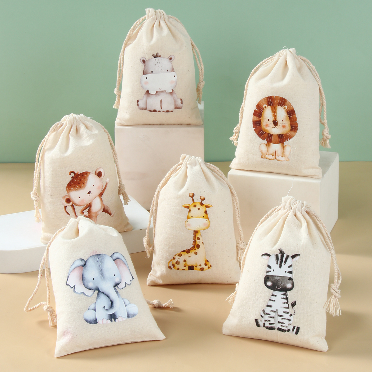 6pcs Animal Unicorn Dinosaur C - Cotton Candy Cone reseña y precio