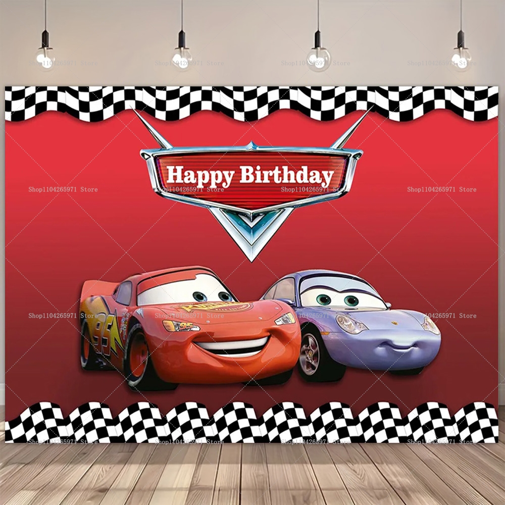 Movie Cars Theme Backdrop For  - Party Event Supplier reseña y precio
