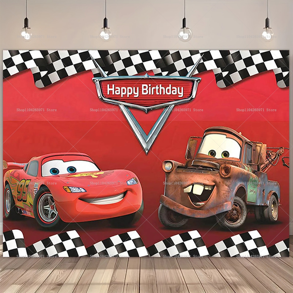 Movie Cars Theme Backdrop For  - Party Event Supplier reseña y precio