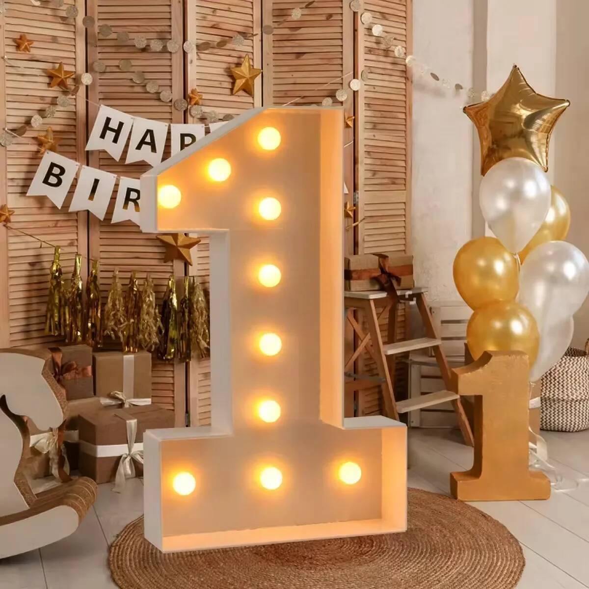 Giant Number Led Light for Kid - Led Balloon Light reseña y precio