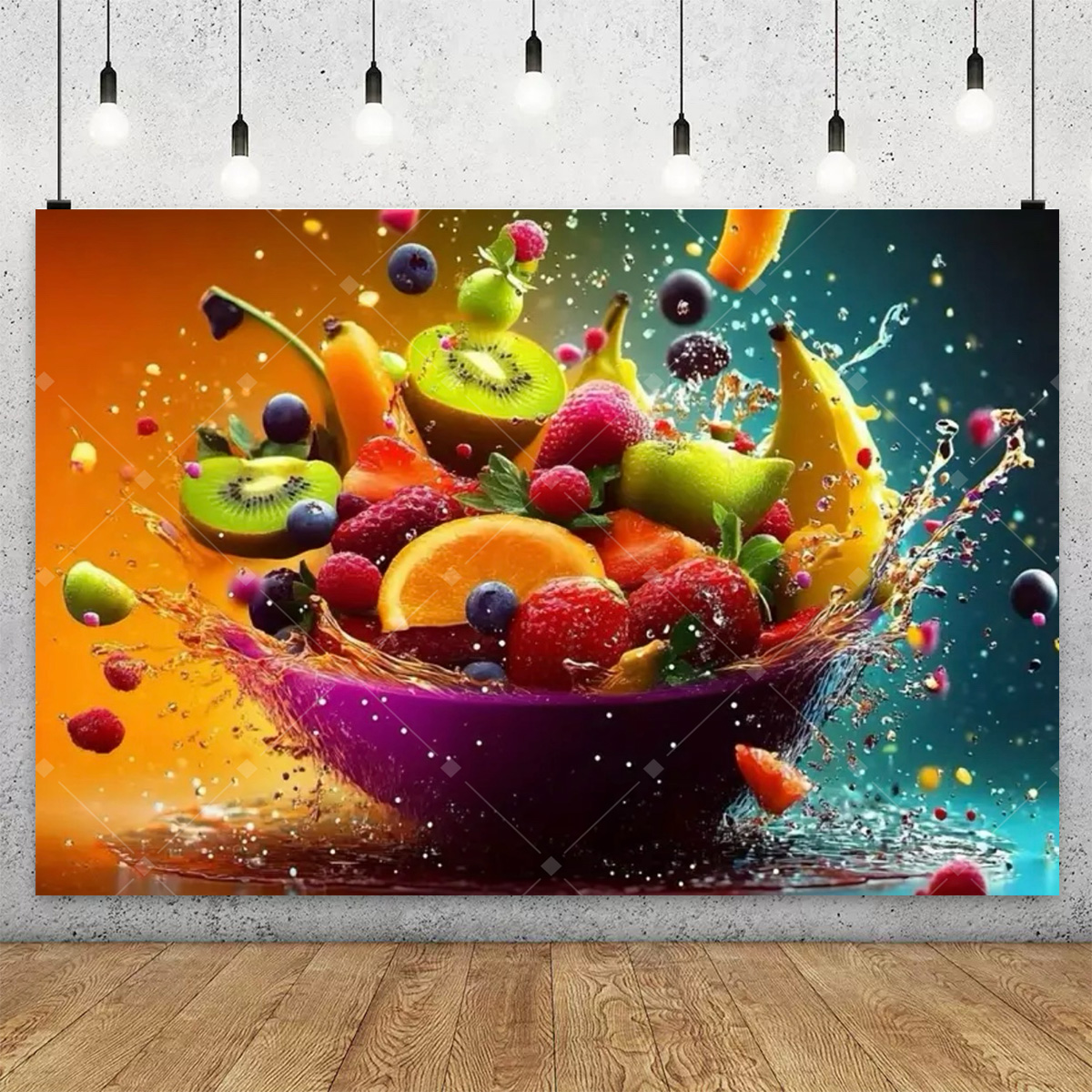 3D Colorful Fruit Party Decora - Party Event Supply Store reseña y precio