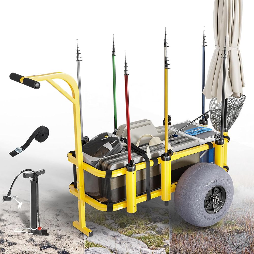 Beach Trolley with 13 Balloon  - Balloon Pump Hand reseña y precio