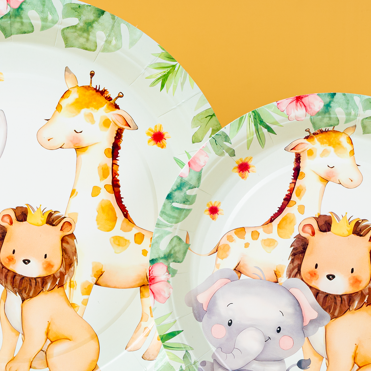 Jungle Safari Animal Paper Pla - Event Supplies reseña y precio