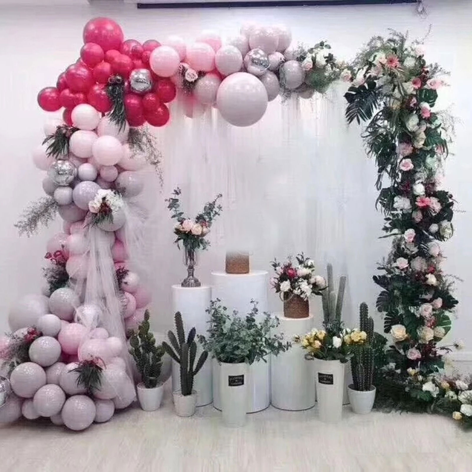 2.1x2m / 79x83inch Gold Weddin - Balloon Arch Kit reseña y precio