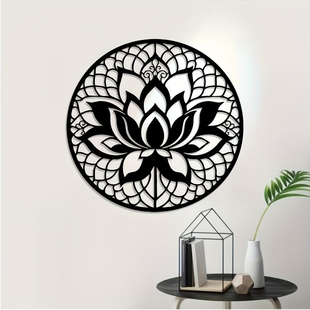 Lumiho Metal Wall Art Lotus Fl - Flower Wall Panel reseña y precio