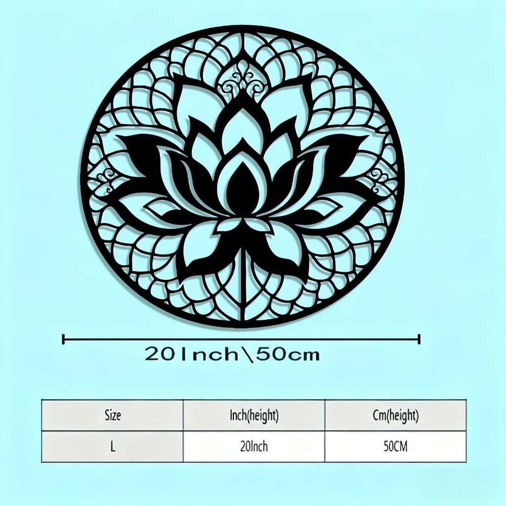 Lumiho Metal Wall Art Lotus Fl - Flower Wall Panel reseña y precio