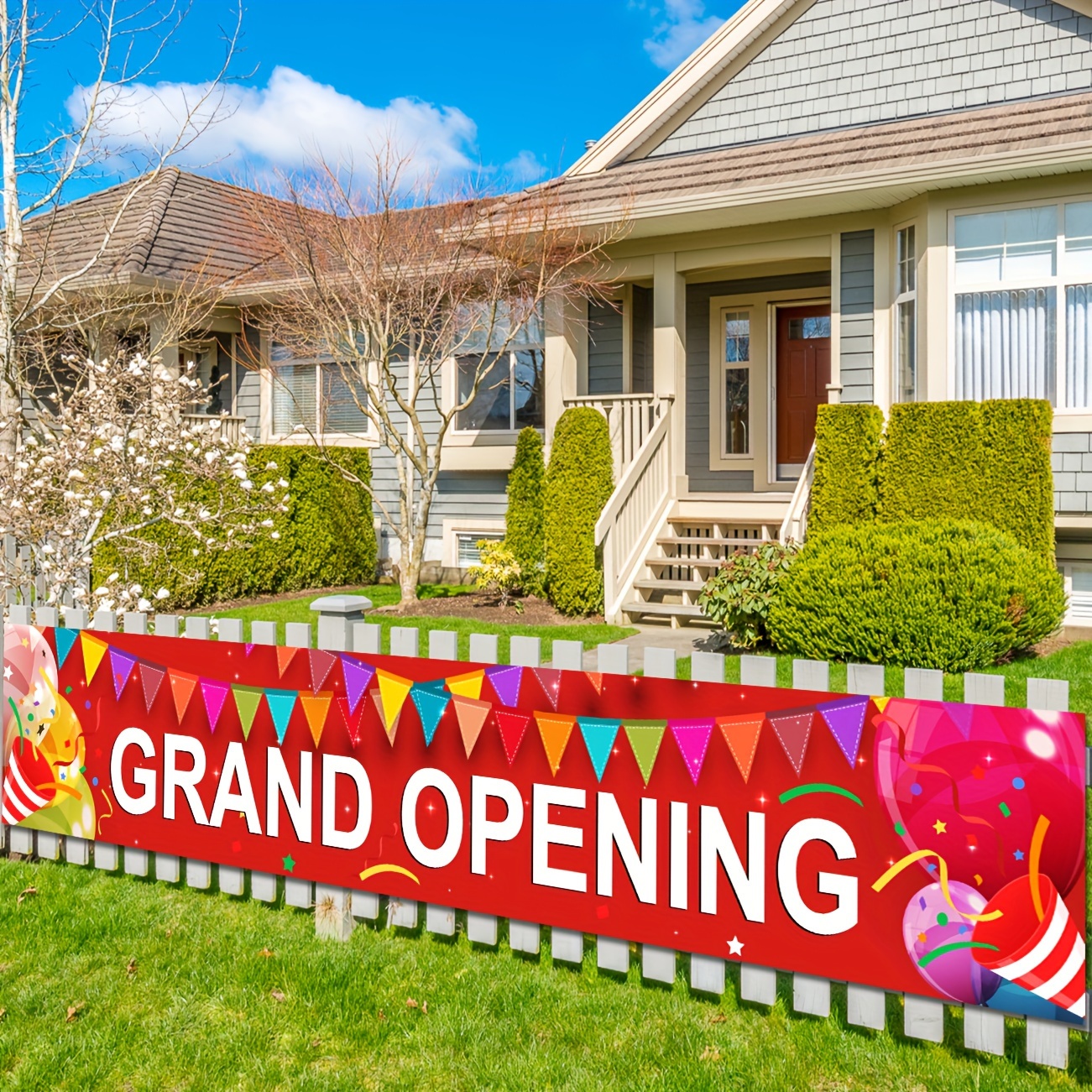 Grand Opening Banner New Store - Party Event Supply Store reseña y precio