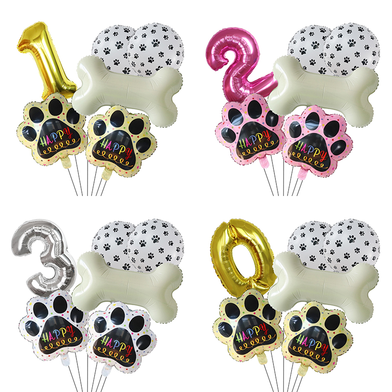 Gold WOOF Balloons, Dog Birthd - Let'S Party Event Supply reseña y precio