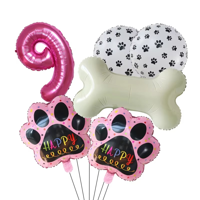 Gold WOOF Balloons, Dog Birthd - Let'S Party Event Supply reseña y precio