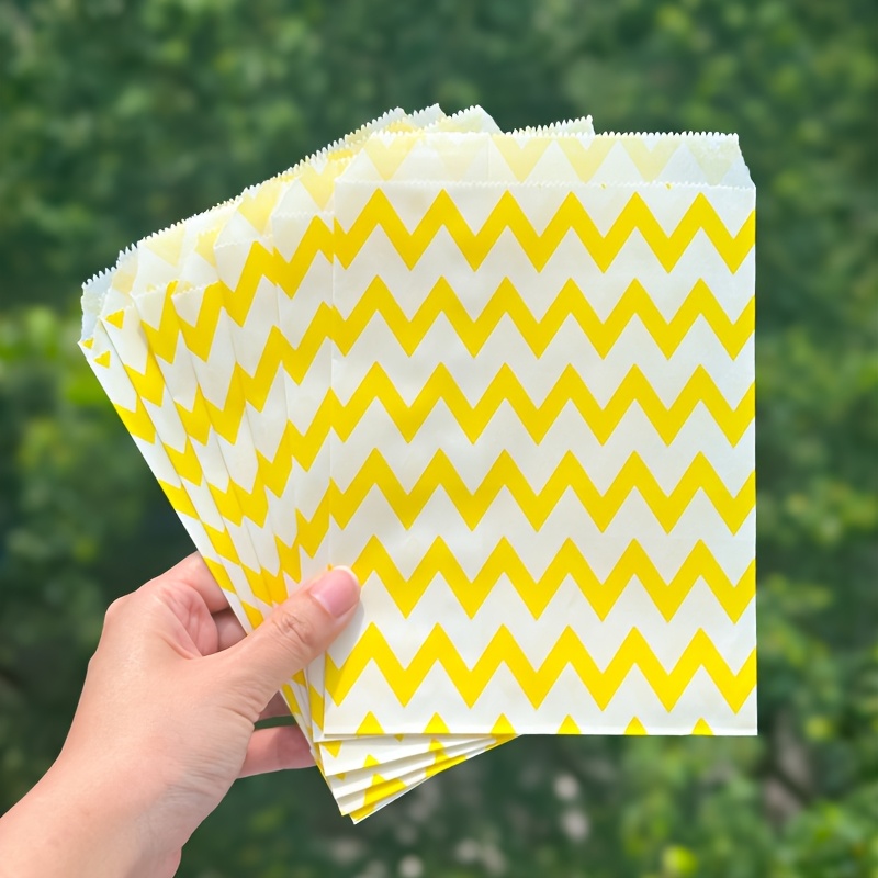 25pcs Royal Blue Striped Kraft - Event & Party Supply reseña y precio
