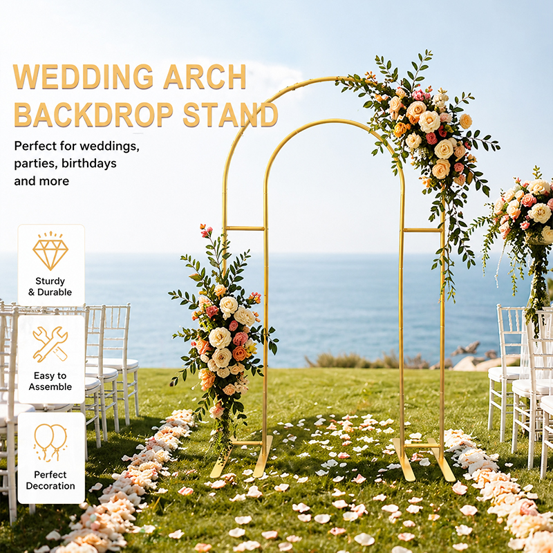 Open Arch Backdrop Stand, Doub - Balloon Arch Kit reseña y precio