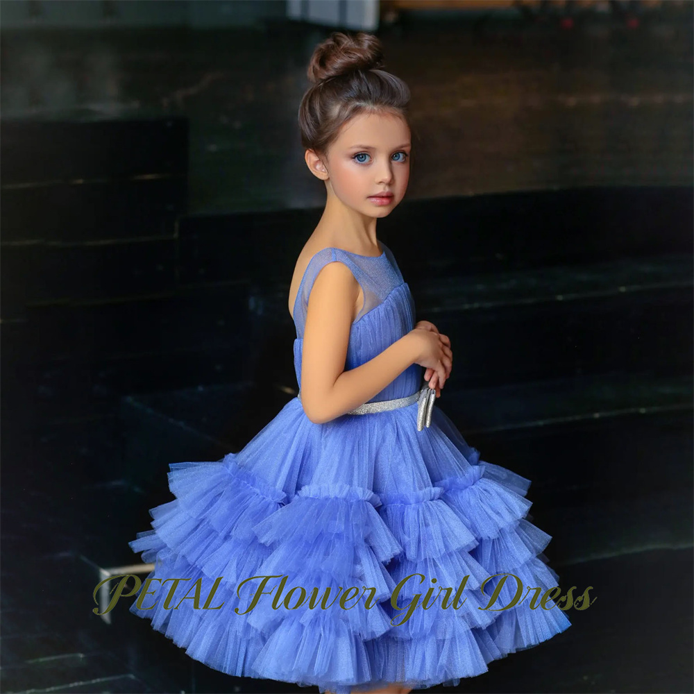 Petal Blue Sleeveless Children - Birthday Sash Glitter reseña y precio
