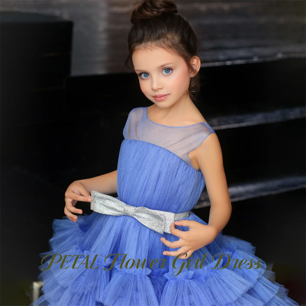 Petal Blue Sleeveless Children - Birthday Sash Glitter reseña y precio