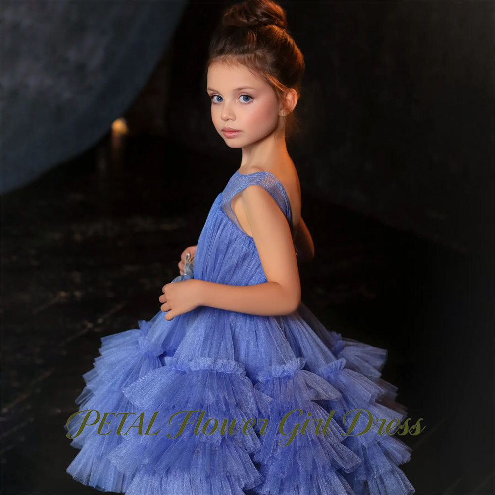 Petal Blue Sleeveless Children - Birthday Sash Glitter reseña y precio