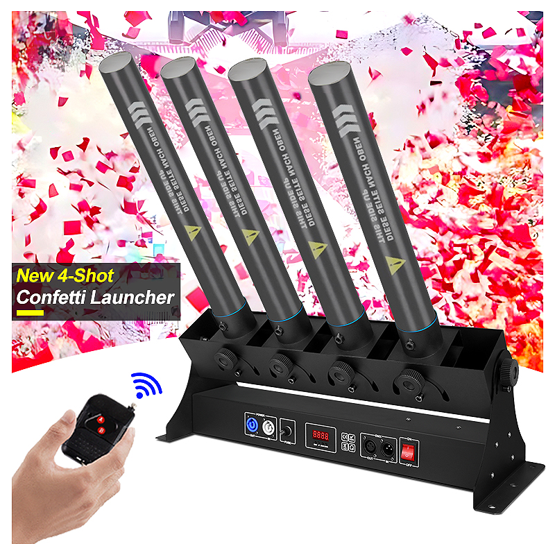 SHTX 4-Tube Confetti Launcher, - Confetti Cannon Tube reseña y precio