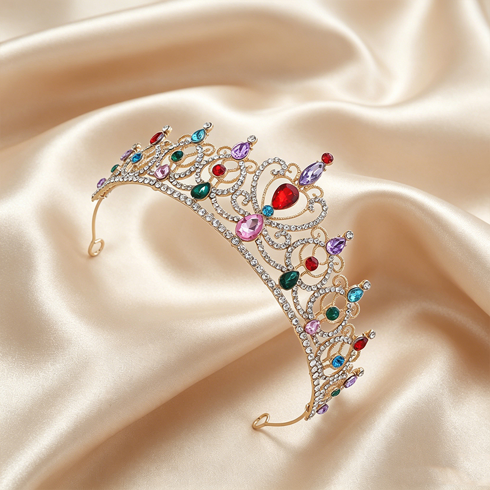 Luxury Vintage Gold Tiara Crow - Event Supplies reseña y precio