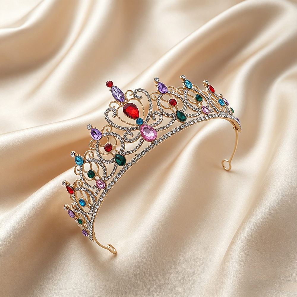Luxury Vintage Gold Tiara Crow - Event Supplies reseña y precio