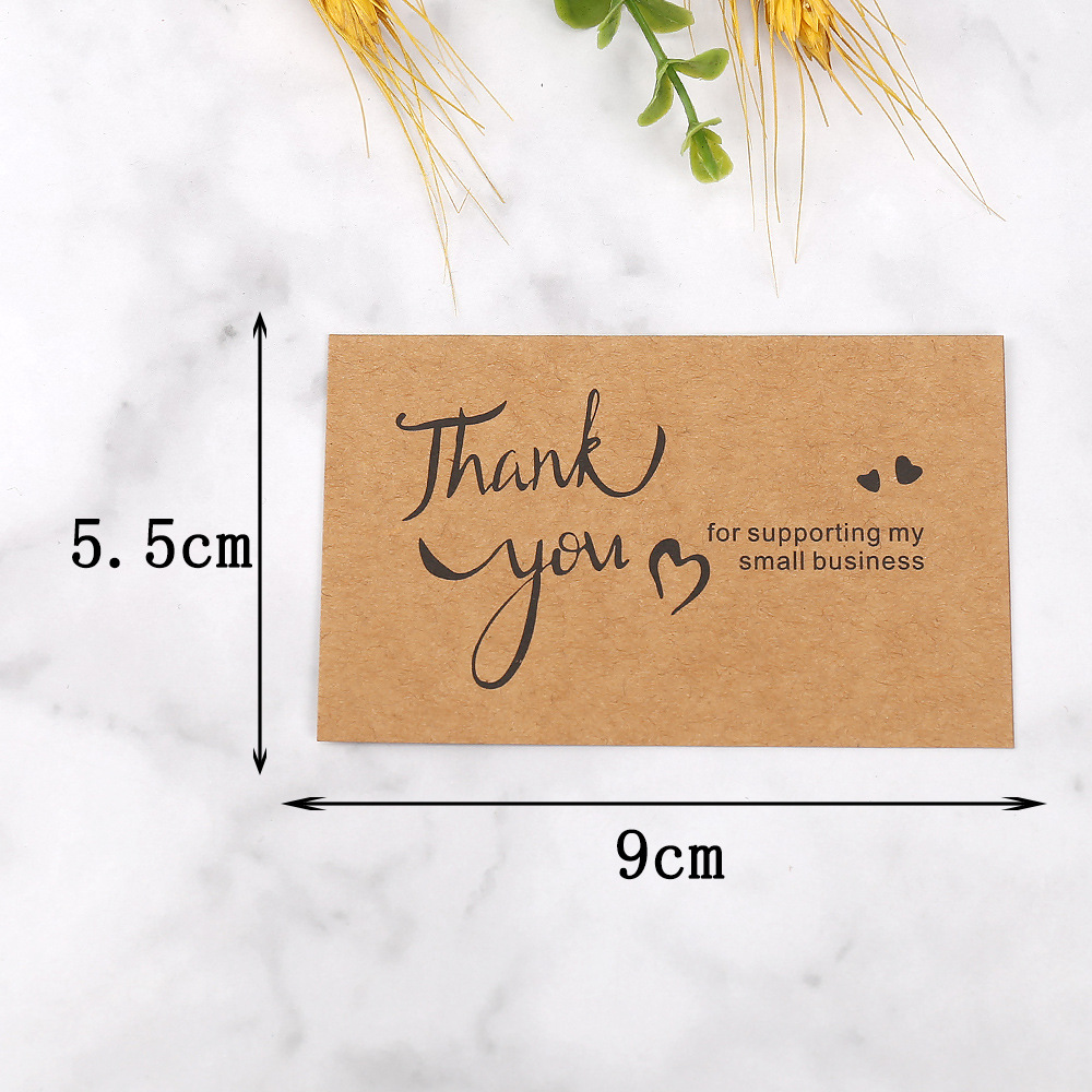 50pcs Thank You Cards Kraft Pa - Party Event Supply Store reseña y precio
