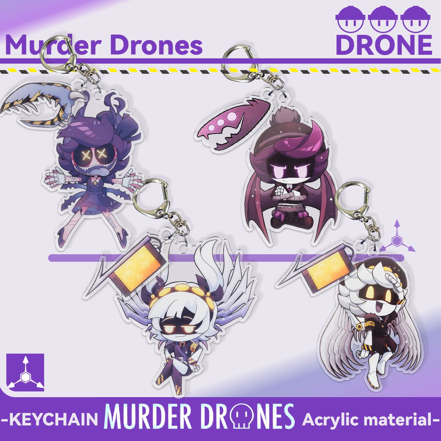 Murder Drones Keychain.,2D Acr - Event Supplies reseña y precio